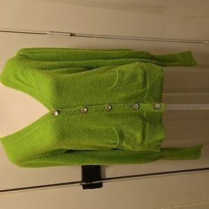 NEW Lilly Pulitzer Angeli Sweater Cardigan Fresh Citrus Green Cami Not Included